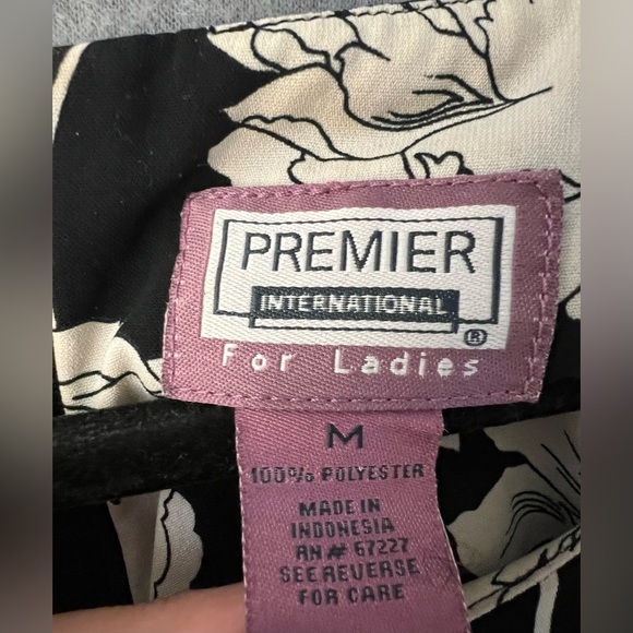 VTG Premier International Floral Maxi Dress Sz Medium - Picture 3 of 8